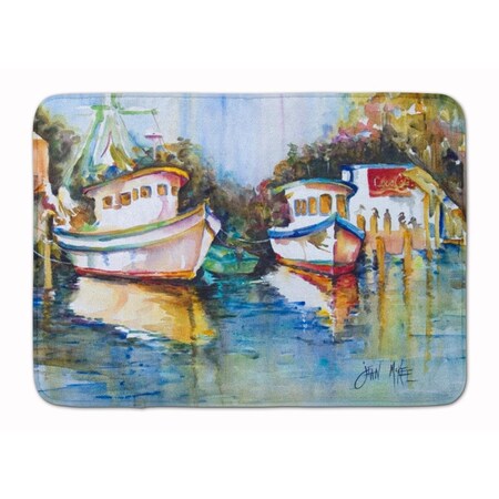 Carolines Treasures Fly Creek Fish Market Machine Washable Memory Foam Mat JMK1046RUG